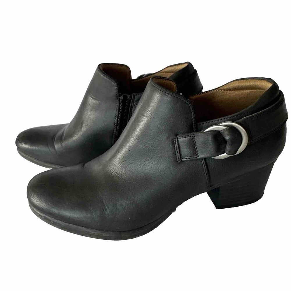 Natural‎ Soul Women's 7.5 Zip Up Bootie Ankle Heel